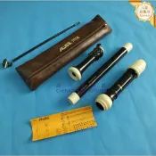 心靈避風港 【日本原裝進口】次中音豎笛 AULOS 511B 8孔英式豎笛 中音笛 直笛 木笛 教學樂器 專業演奏 初學者適用 音色純淨 附收納袋