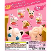 現貨 全新 日版 KITAN-寶可夢繪具公仔 P1 粉色篇 夢幻 呆呆獸 皮皮 胖丁 吉利蛋 粉色繪具畫家 全5種