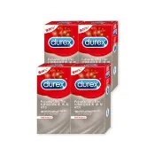 【Durex 杜蕾斯】超薄裝更薄型衛生套4盒(共40入 保險套/衛生套/安全套/避孕套/避孕)