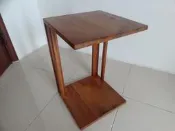 中古 詩肯柚木 SCANTEAK 休閒茶几 邊桌 展示架 方桌 架子