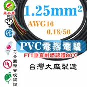1.25mm² 2~8芯 PVC多芯控制電線 電線電纜 電線 電纜 電源線 監控 延長線 軟線 電線線材
