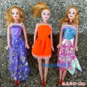 1組2入芭比娃娃辦家家酒娃娃/洋娃娃芭比娃娃禮服玩具