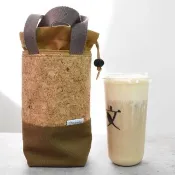 水松木/軟木珍珠奶茶保溫袋