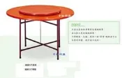 【中和利源店面】全新【5尺玻璃纖維桌 圓桌 +3尺轉盤+軌道+折合桌腳=4件組】團圓桌 摺合桌 辦桌組 餐桌