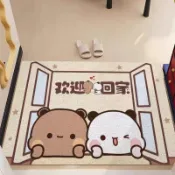 台灣出貨 一二布布地墊 一二布布玄關大門口進門入戶地毯 水晶絨地毯 刮泥蹭土腳墊 耐髒吸水腳墊 地墊 入戶地毯 地毯