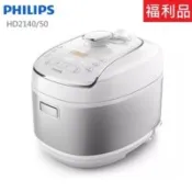 【百利市購物中心】【箱損福利品】PHILIPS 飛利浦 智慧萬用電子鍋/壓力鍋 白小萬 HD2140/50
