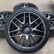 賓士E63原廠款 19寸AMG鋁圈輪胎一套適配賓士E級/S級/CLS等車型5*112  19*8.5J後19*9.5J