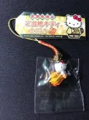 日本 京都 金閣寺限定 HELLO KITTY 貓  吊飾
