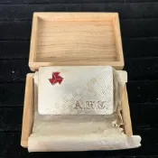 LEFT EYE TEARS💧日本1956s純銀愛知縣高等學校體育連盟紀念皮帶頭