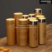 竹製竹子保溫杯男女士便攜紫砂杯辦公水杯不鏽鋼陶瓷杯竹杯可刻字 星空竹弄