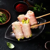 【石頭人烤肉批發】豬肉烤串 豬肉水蓮捲｜1包10串｜滿3000可免運請使用聊聊［量大可配合批發/團購］
