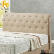 ASSARI-梅莉歐式耐刮貓抓皮床頭片-雙大6尺