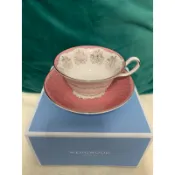 全新專櫃一級品Wedgwood 瑋緻活 Psyche Rose 玫瑰粉紅-西臘女神 賽姬系列 骨瓷 花茶