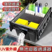 公司貨 220V【魚池過濾器 水循環係統 魚缸 魚池過濾器】魚池過濾器大型戶外錦鯉池水循環係統 室外景觀池凈化水設備