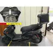 (店+)((新北新莊箱架屋)) 新勁戰 二代 戰 勁戰 2代 貨架 箱架 漢堡架 2代戰 後架 後箱架 後行李箱架 + 途者 36L 黑 鋁箱 附白鐵不銹鋼快拆底板
