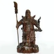 【EZBUY】越南紅木工藝品 大款50公分  木雕關公擺飾