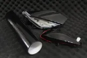 【翰翰二輪】訂製型燈膜 大燈貼膜 改色燈膜 極深黑 淺燻黑 微燻黑 鏡面黑 高透光 鋼琴烤漆質感 高延展性 抗UV 3M
