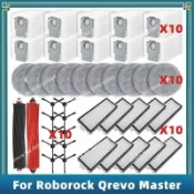 HiFi超人音頻商城 石頭 Roborock Qrevo Master V20 P10S Pro 掃地機器人 主刷 邊刷 濾網 拖布 集塵袋