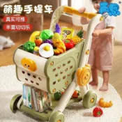 免運！購物車玩具寶寶小手推車兒童過家家水果切切樂超市男女孩廚房小孩