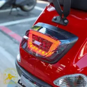 【偉士計劃】Vespa CBC (Zelioni樣式) LED 導光型尾燈 煞車尾燈 燻黑 紅殼 LT LX LXV S