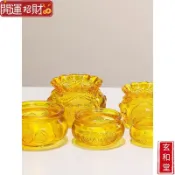 💰玄和緣堂💰人造水晶聚寶盆擺件琉璃招財聚財擺設客廳玄關裝飾品開業喬遷禮品 招財進寶 風生水起 招財流水
