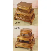 花梨木 彎腳底座 高腳底座 木雕工藝品 神明座墊 佛像 神像 豼貅 金蟾 龍龜 玉石 花器 擺飾專用底座 木底座