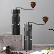全球選品1館 生活百貨 ✅手搖磨豆機手磨咖啡機咖啡研磨器手動咖啡研磨器鬼齒外調鋼芯跨