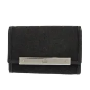 【DOKODEMO】近全新 Gucci 127048 六環鑰匙包，GG帆布和皮革材質，黑色，0601 [二手] GUCCI