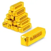 【GJS 金敬順】黃金金豆 純金9999 保值小金條(金重:0.13錢/0.5克)