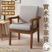 【實木靠背餐椅 宅配免運】實木椅子 實木扶手椅 實木電腦椅 實木書桌椅 單人沙發椅 久坐椅 懶人沙發椅 餐桌椅OH