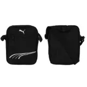 PUMA FUNDAMENTAL側背小包-斜背包 側背包 隨身迷你包 09180301 黑白