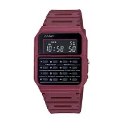 【CASIO 卡西歐】復古計算機電子錶 橡膠錶帶 全自動日曆 日常生活防水(CA-53WF-4B)