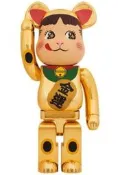 【PChome 24h購物】BE@RBRICK 招財猫 不二家 金 開運 奶妹 1000％ R99N