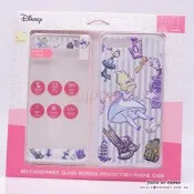 iPhone 7 8 PLUS 5.5吋 愛麗絲夢遊仙境 Alice 彩繪直條紋 玻璃貼 + 手機殼 套組
