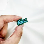 [全新品] Lacoste L!VE Live 法國鱷魚 白色素面 復活節蛋藍色鱷魚標 網眼POLO衫 XXL號