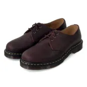 Dr.Martens 1461 Crazy Horse 瘋馬皮革3孔牛津鞋 男 櫻桃紅擦色復古磨舊真皮鞋 馬丁英倫休閒紳士鞋 11838601