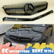 BENZ 賓士 正C63 2008-2011 W204 C204  大星 亮黑 水箱罩 鼻頭 水箱護罩