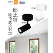 (店+)【DanceLight 舞光】邱比特吸頂式投射燈~吸頂投射燈~免軌道~CNS認證~高演色性~防眩設計~不刺眼~窄角投射型~
