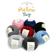 (店+)【YUBU】SOFT FEATHER 蘇菲亞 50美麗諾 Mellow Day 50g 羊毛混紡 棒針毛線 台灣製