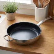 【WMF】Durado 陶瓷不沾深煎鍋28cm 超值廚房1+1組▼贈Joseph Joseph旋轉打蛋器