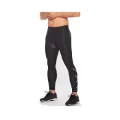 (店+)【2XU】男 中階運動涼感壓縮長褲 2XMA6529BBLKSRF 黑/反光銀 涼感壓縮褲 運動褲 健身壓力褲