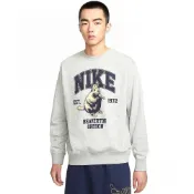 【Sharkhead】現貨 Nike NSW 大學T 灰色 衛衣 土撥鼠 深藍 毛巾布 長袖 HV1063-063