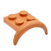 COOLPON｜這是樂高®LEGO®的正版零件 牛軋糖色 Vehicle 檔泥板 3x3x1 49097 6330588