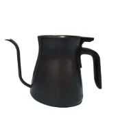 (店+)【愛鴨咖啡】Gamma Cafe 黑曜石霧面鶴嘴手沖壺+附溫度計插孔 850ml
