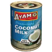 *貪吃熊* 馬來西亞 AYAM Brand 雄雞標 特級椰奶 香醇濃郁 純正原味 雄雞 椰奶
