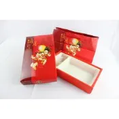 #油飯盒# 1斤半油飯禮盒 / 彌月禮盒【彌月之喜】 (有蛋) + 提袋