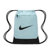NIKE NK BRSLA DRAWSTRNG-9.5 18L 後背包 束口袋 運動包 健身包 藍黑-DM3978474