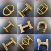 適用愛馬仕扣頭皮帶卡子褲帶頭子H扣工字扣男女平滑扣3.2/3.8配件