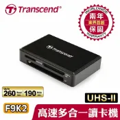 良興EcLife購物網 Transcend 創見 RDF9 USB 3.1 多合一讀卡機 黑色