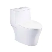 (店+)【CAESAR 凱撒衛浴】金級省水兩段式噴射虹吸單體馬桶CF1356/CF1456 管距30/40CM